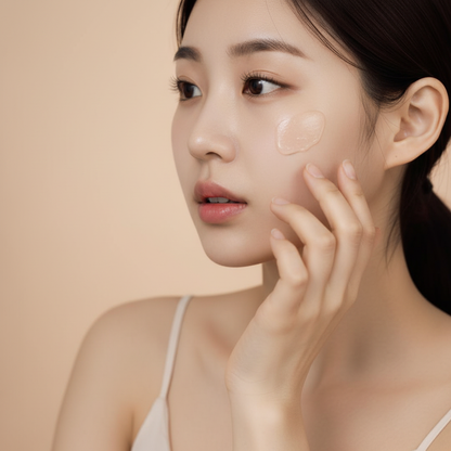 Red Bean Water Gel - Applying